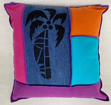 Load image into Gallery viewer, Denim Art Decor Pillow