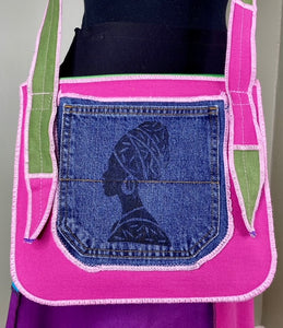 Denim Crossbody Bag