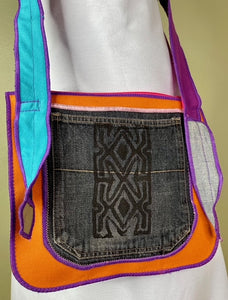 Denim Crossbody Bag