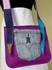 Denim Crossbody Bag