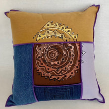 Load image into Gallery viewer, Denim Art Decor Pillow