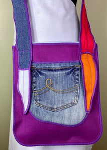 Denim Crossbody Bag